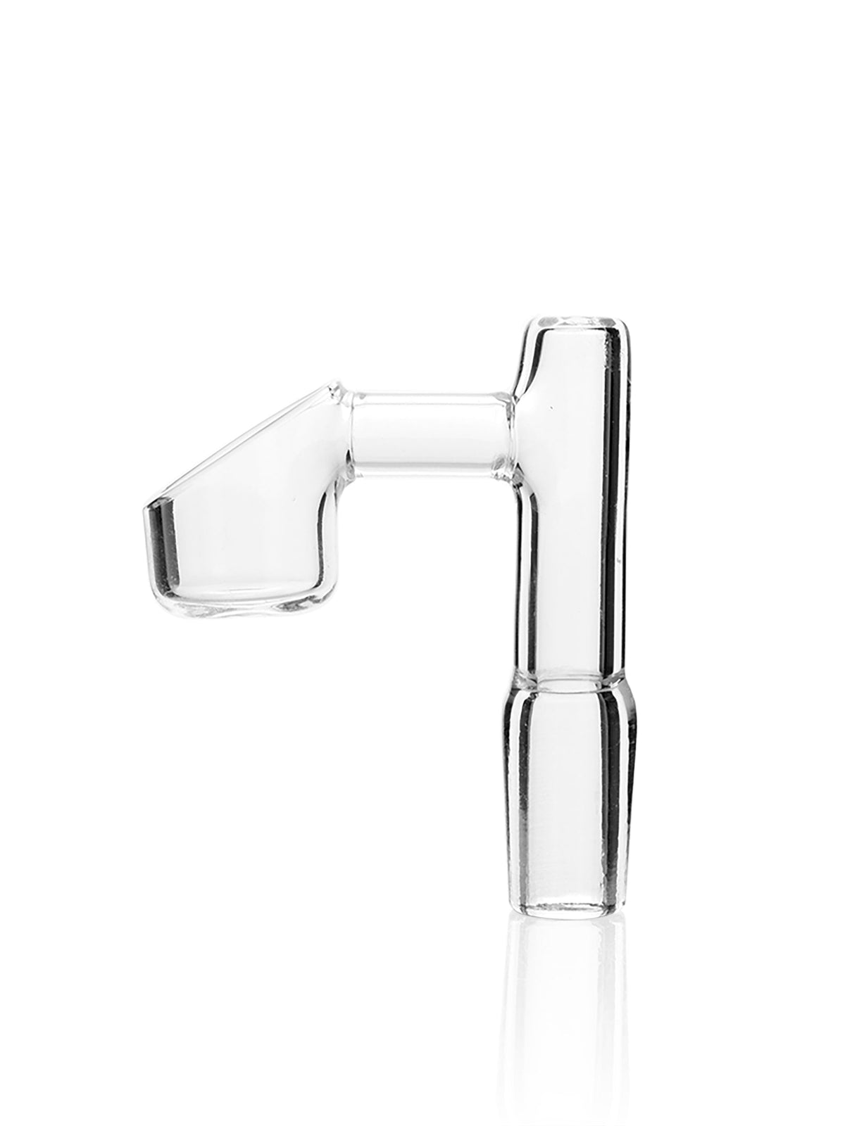 GRAV® Quartz Angled Banger 14mm Male - 90° - Discreet Smoker