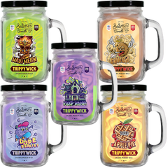 Beamer Candle Co. Trippy Wick Collection Mason Jar Candle | 12oz - Discreet Smoker