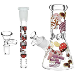 Pulsar Eat Me Design Series Glass Beaker Water Pipe - 7.75" / 14mm F