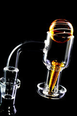 Quartz Male Terp Slurper Banger “Screw Set” – 2 mm – Marble & Pillar - Discreet Smoker