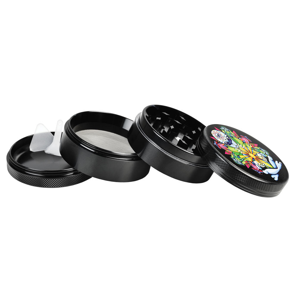 Pulsar Artist Series Metal Grinder | Amberly Downs Psychedelic Alien - Discreet Smoker
