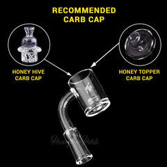 CORE REACTOR QUARTZ BANGER - 90° DEGREE | YL - Discreet Smoker