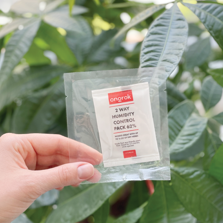 Ongrok 2-Way 62% Humidity Packs | 3 sizes (Small, Medium, Large) - Discreet Smoker