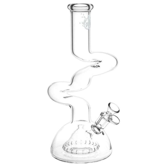 Pulsar Path Of Enlightenment Glass Water Pipe | 11.5" | 14mm F, Clear