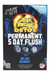 High Voltage Permanent 5 Day Flush – 2×16 oz + Capsules – Choose Flavor