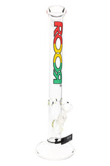ROOR 18" Straight Shooter – 5 mm Glass-on-Glass Tube with Ice Pinch - Discreet Smoker