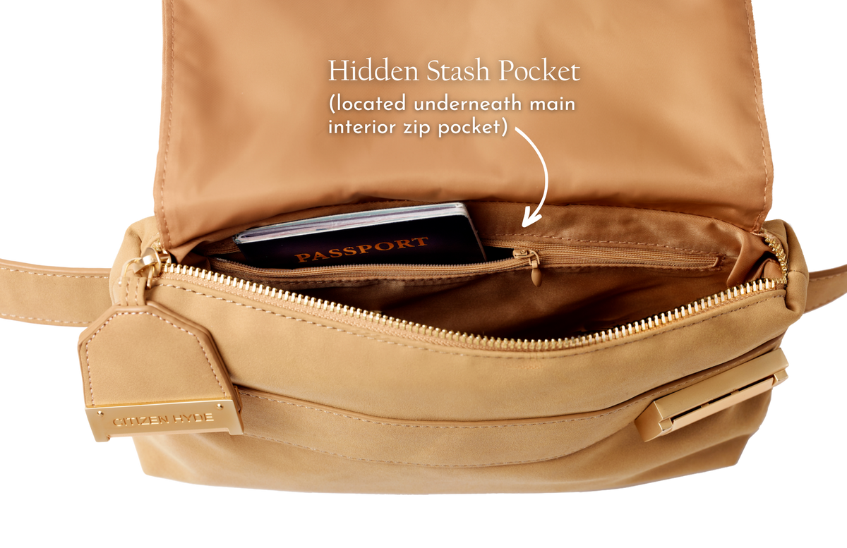 Citizen Hyde Lockable, Odor Resistant Belt Bag, The Marley - Discreet Smoker