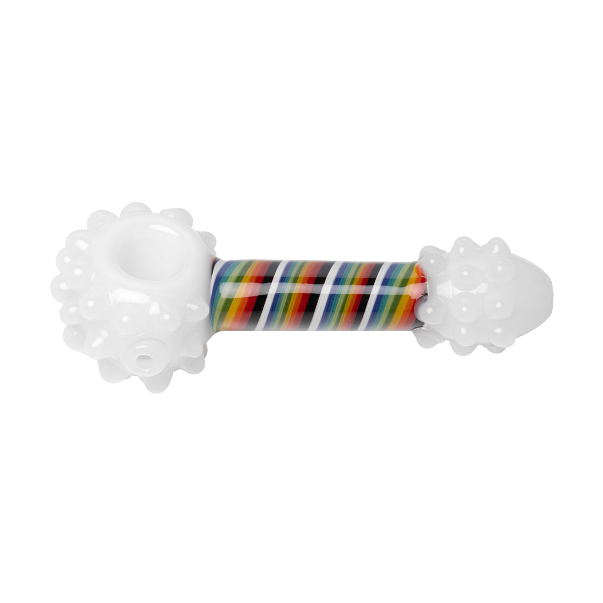 Human Grade Rainbow Spoon Pipe - Discreet Smoker