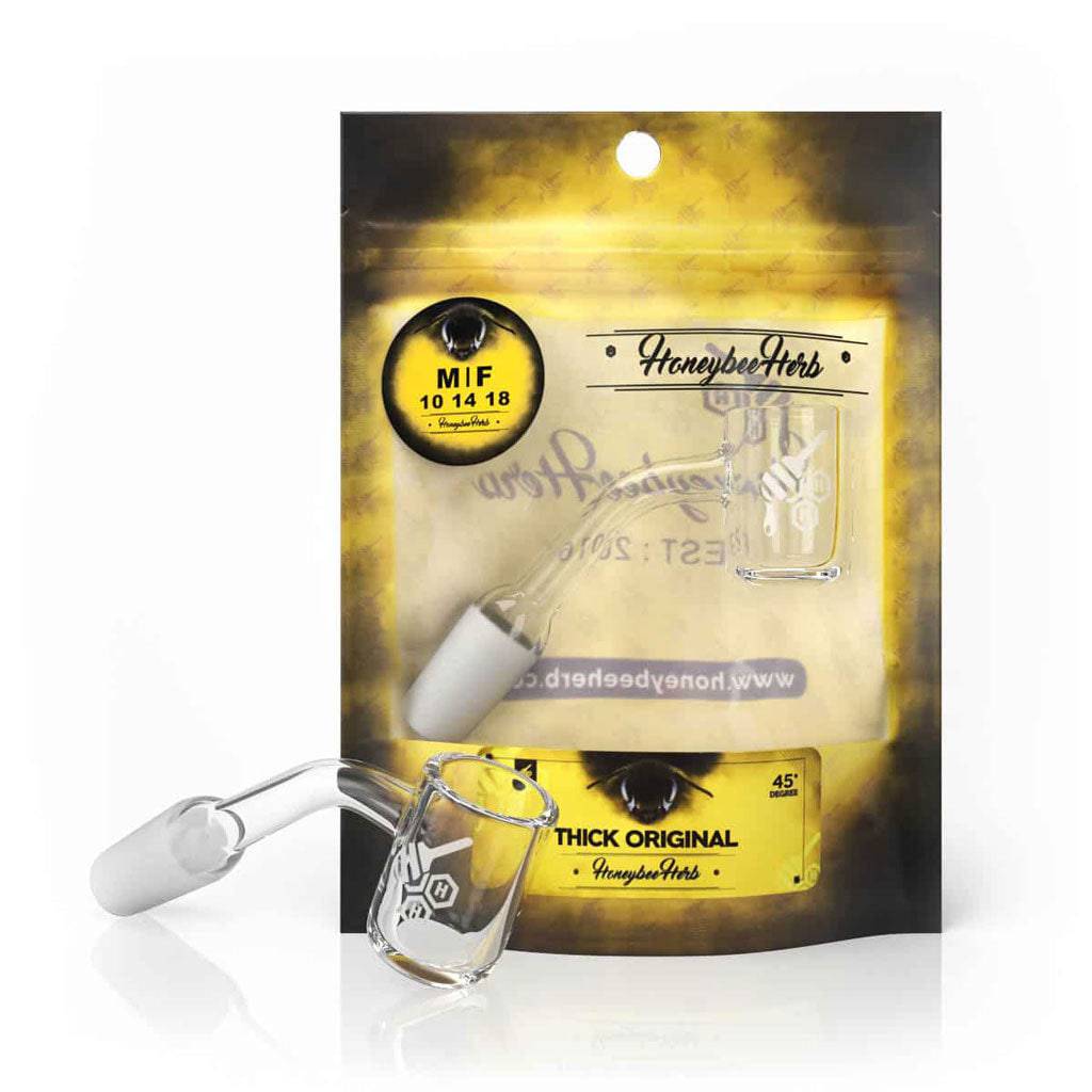 THICK ORIGINAL QUARTZ BANGER - 45° DEGREE | YL - Discreet Smoker