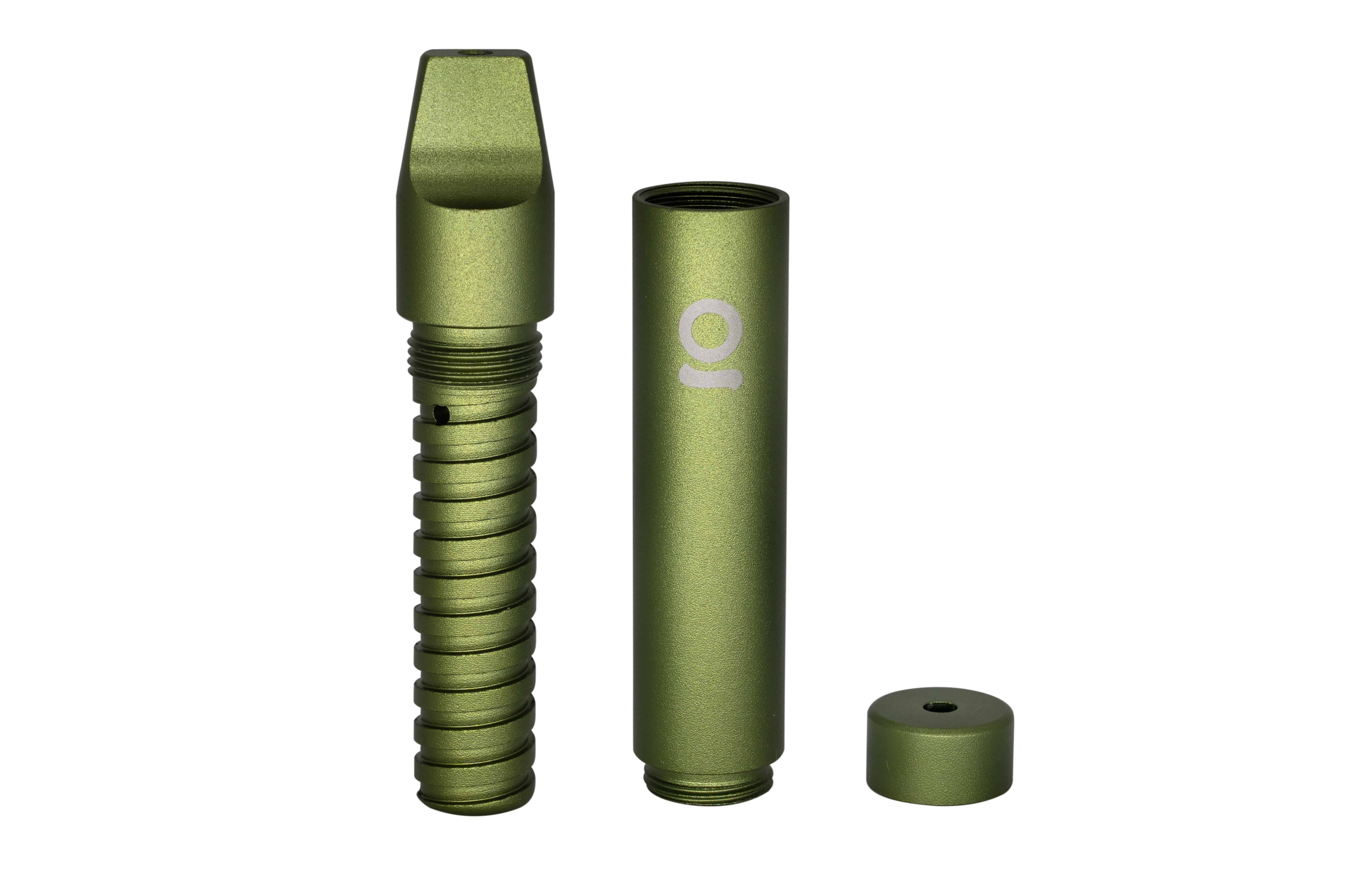 Aluminum Multi-Hitter with Cooling Spiral - Discreet Smoker