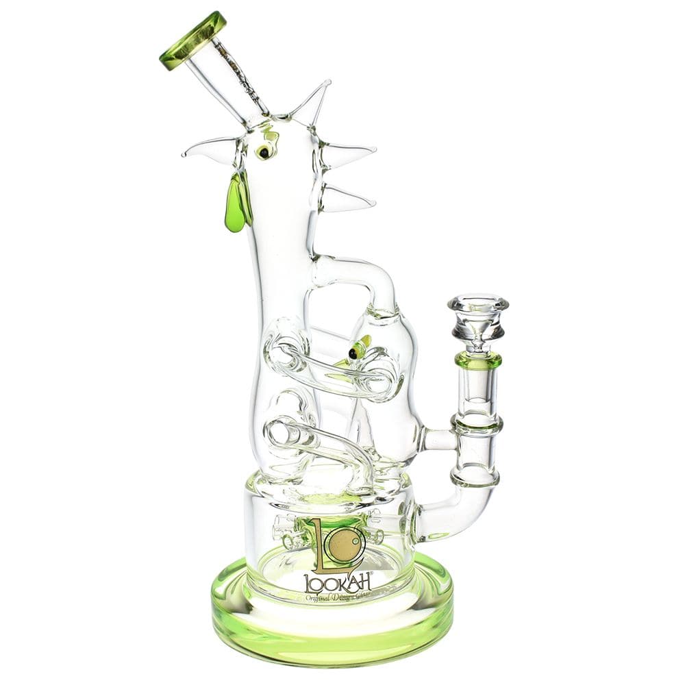 Lookah Glass Chicken Recycler Water Pipe | 12.25" | 14mm F - Discreet Smoker
