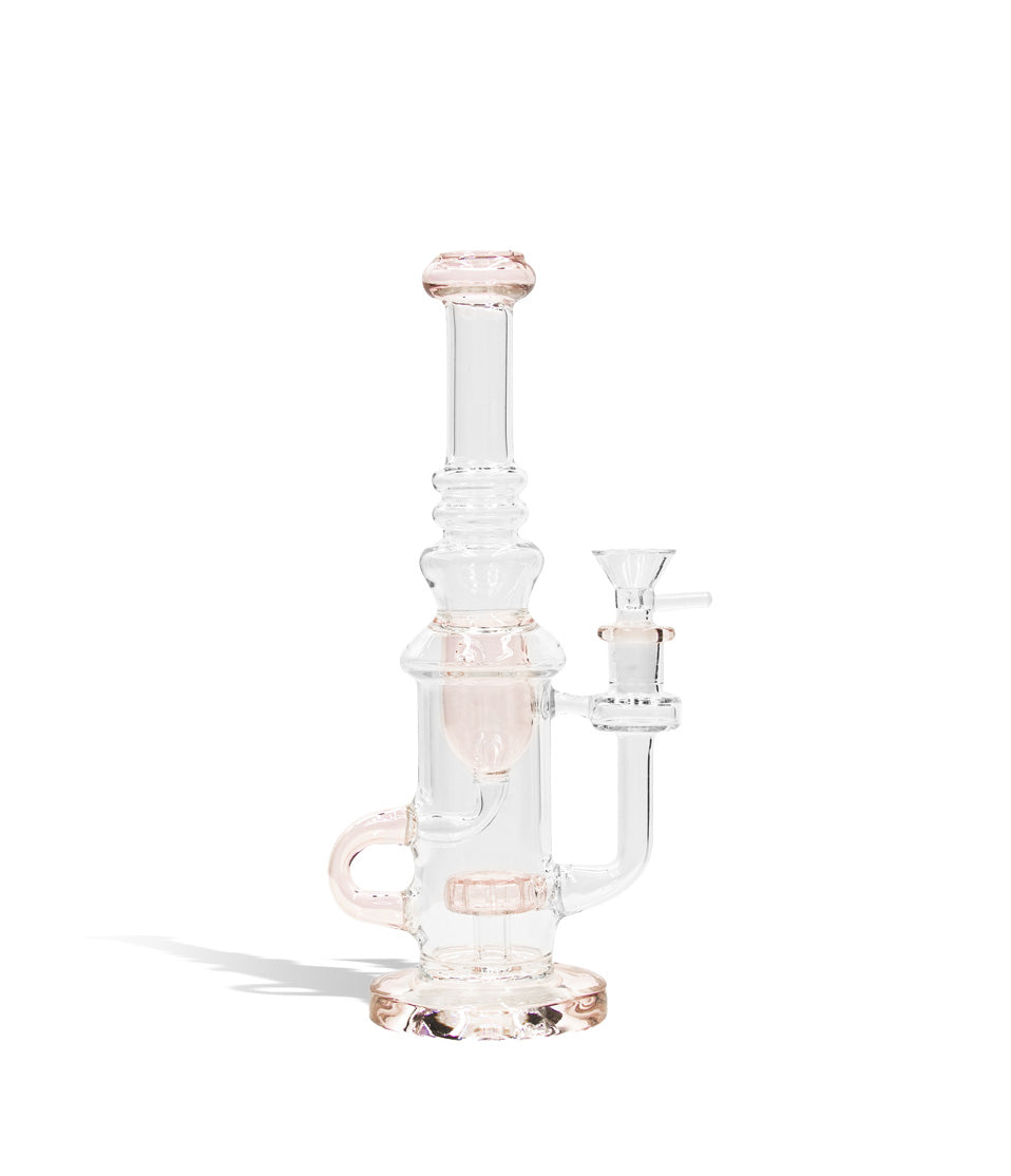 10 Inch Water Pipe with Color Matching Base, Perc, Diffuser, and Mouthpiece - Discreet Smoker