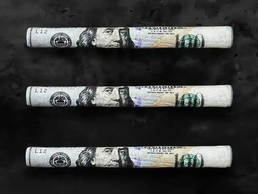 100 Dollar Benny Hemp Blunt Rolls with Filter Tip (3-pack) - Discreet Smoker