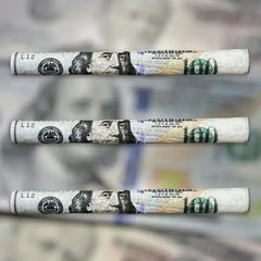 100 Dollar Benny Hemp Blunt Rolls with Filter Tip (3-pack) - Discreet Smoker