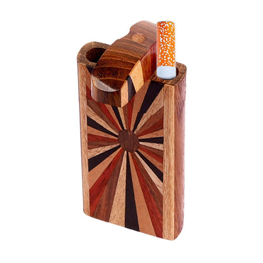 Wood Dugout w/ Horizon Woodworked Design - Discreet Smoker