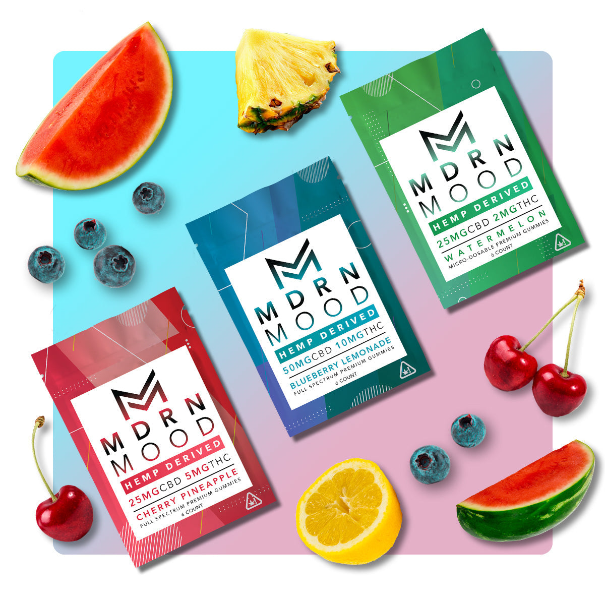 Mdrn Mood 3pack - Mixed Variety Bag (18ct) - Discreet Smoker