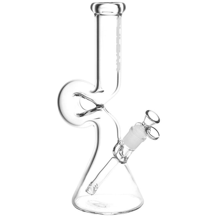 Pulsar Handle Glass Beaker Water Pipe | 12" | 14mm F, Clear