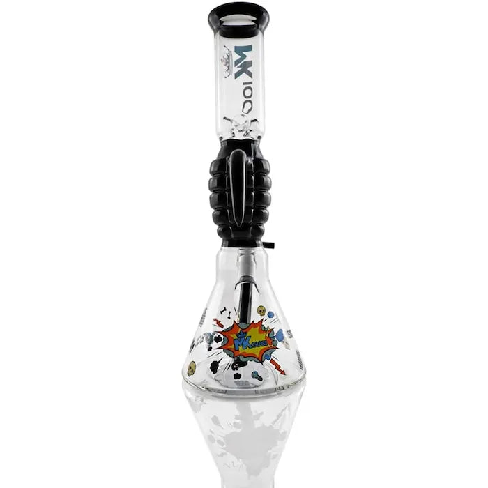 MK Glass Grenade Water Pipe - Discreet Smoker