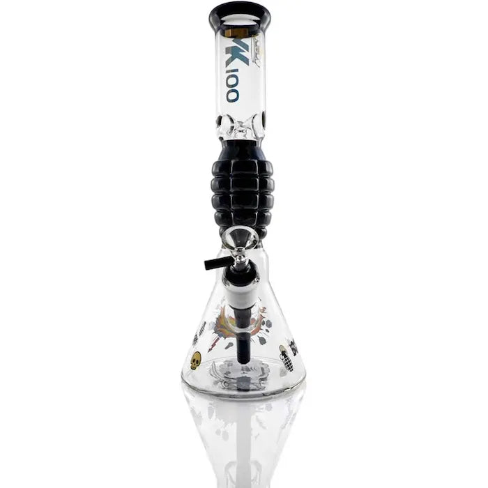 MK Glass Grenade Water Pipe - Discreet Smoker