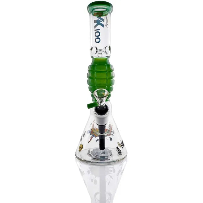 MK Glass Grenade Water Pipe - Discreet Smoker