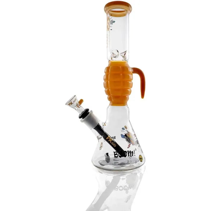 MK Glass Grenade Water Pipe - Discreet Smoker