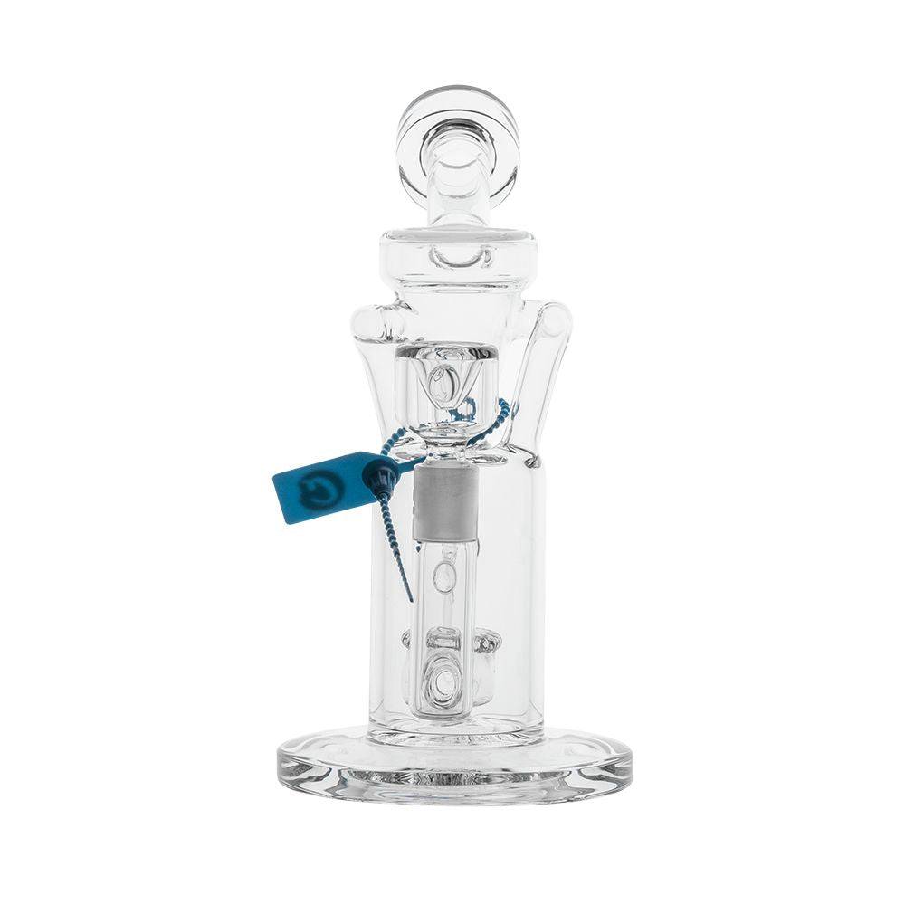 Cookies Double Cycler Glass Water Pipe - 9" / 14mm F - Discreet Smoker