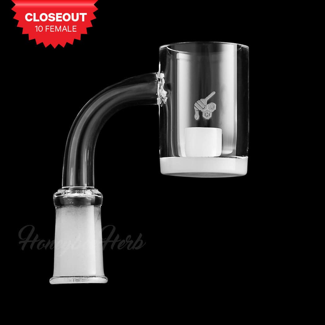 HONEY & MILK CORE REACTOR QUARTZ BANGER - 90° DEGREE | YL - Discreet Smoker