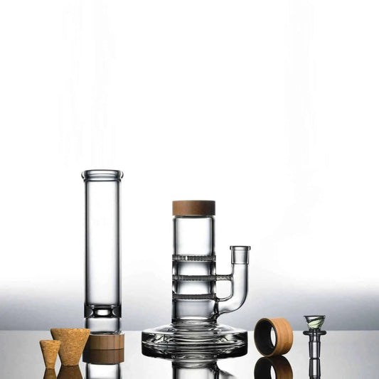 Vitae Glass 16" T.H.C Bong (Triple Honey Comb) - Discreet Smoker