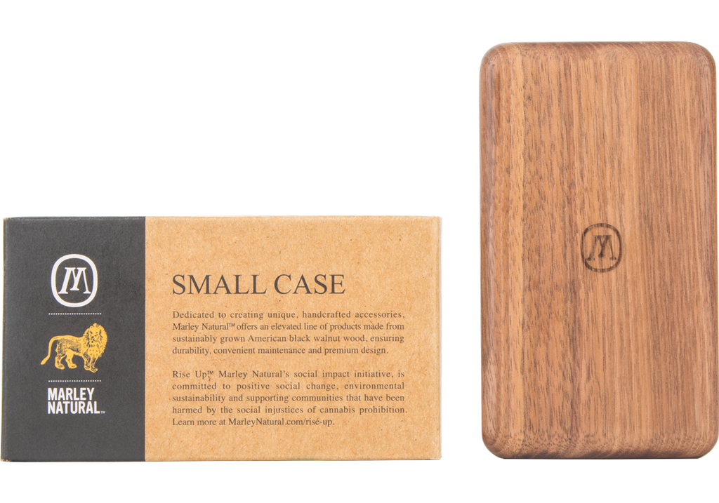 Marley Natural Black Walnut Storage Case - Discreet Smoker