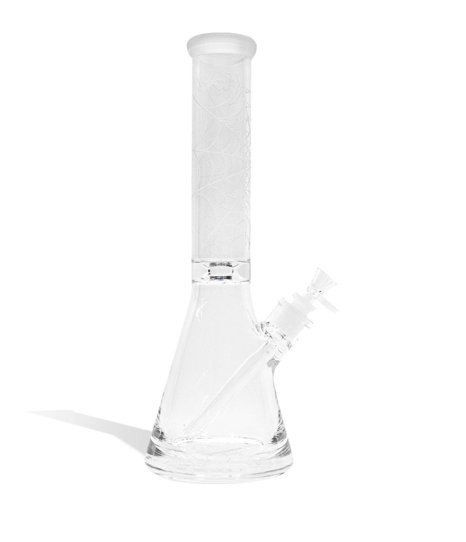 14 Inch Premium Etched Water Pipe with Heavy Base - Discreet Smoker