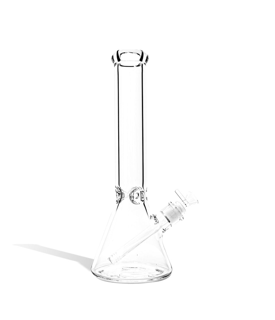 14 Inch 7mm Thick Water Pipe with Ice Pinch - Discreet Smoker