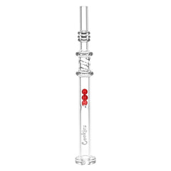Cookies Honey Twist Glass Dab Straw w/ Integrated Tip - Discreet Smoker