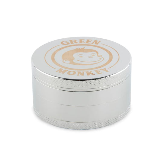 Green Monkey Grinder - Capuchin 4pc - 75mm - Discreet Smoker