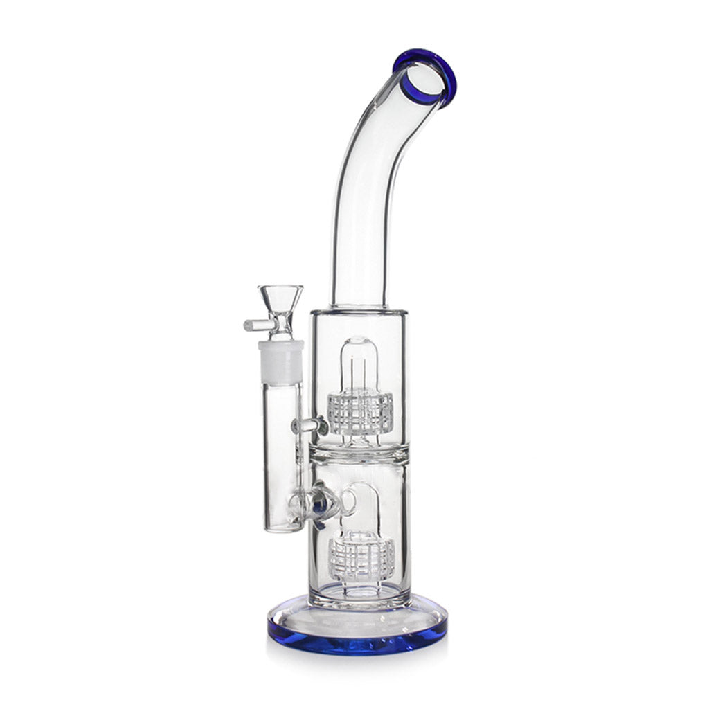 14 INCH DOUBLE MATRIX PERC OIL RIG - Discreet Smoker