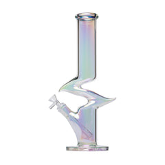 Human Grade Iridescent Zing Water Pipe - Discreet Smoker