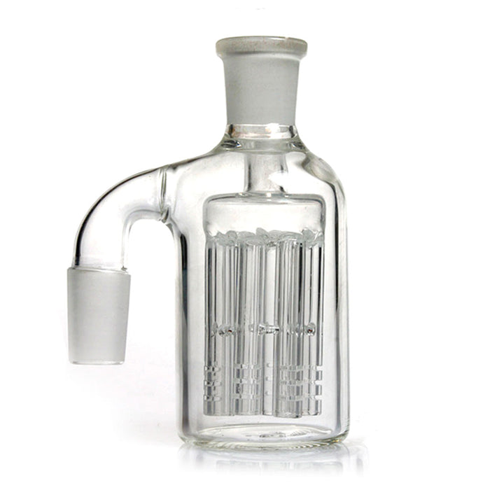 8 ARMS TREE PERC GLASS ASH CATCHER, Clear