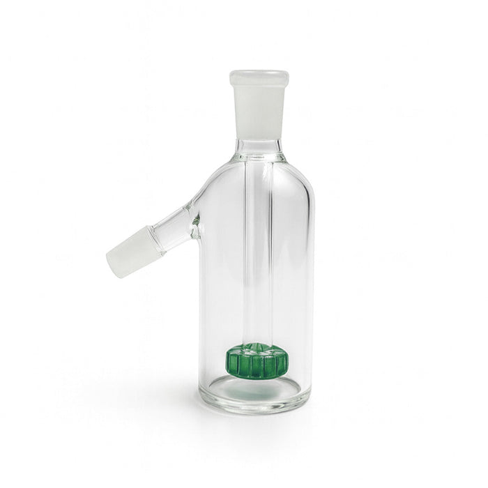 GLASS DISC PERC ASH CATCHER, Green Apple
