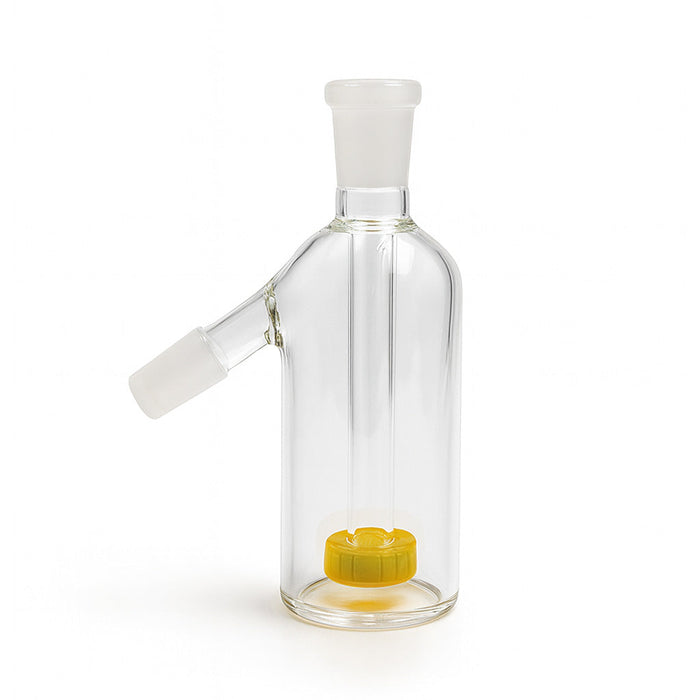 GLASS DISC PERC ASH CATCHER, Yellow
