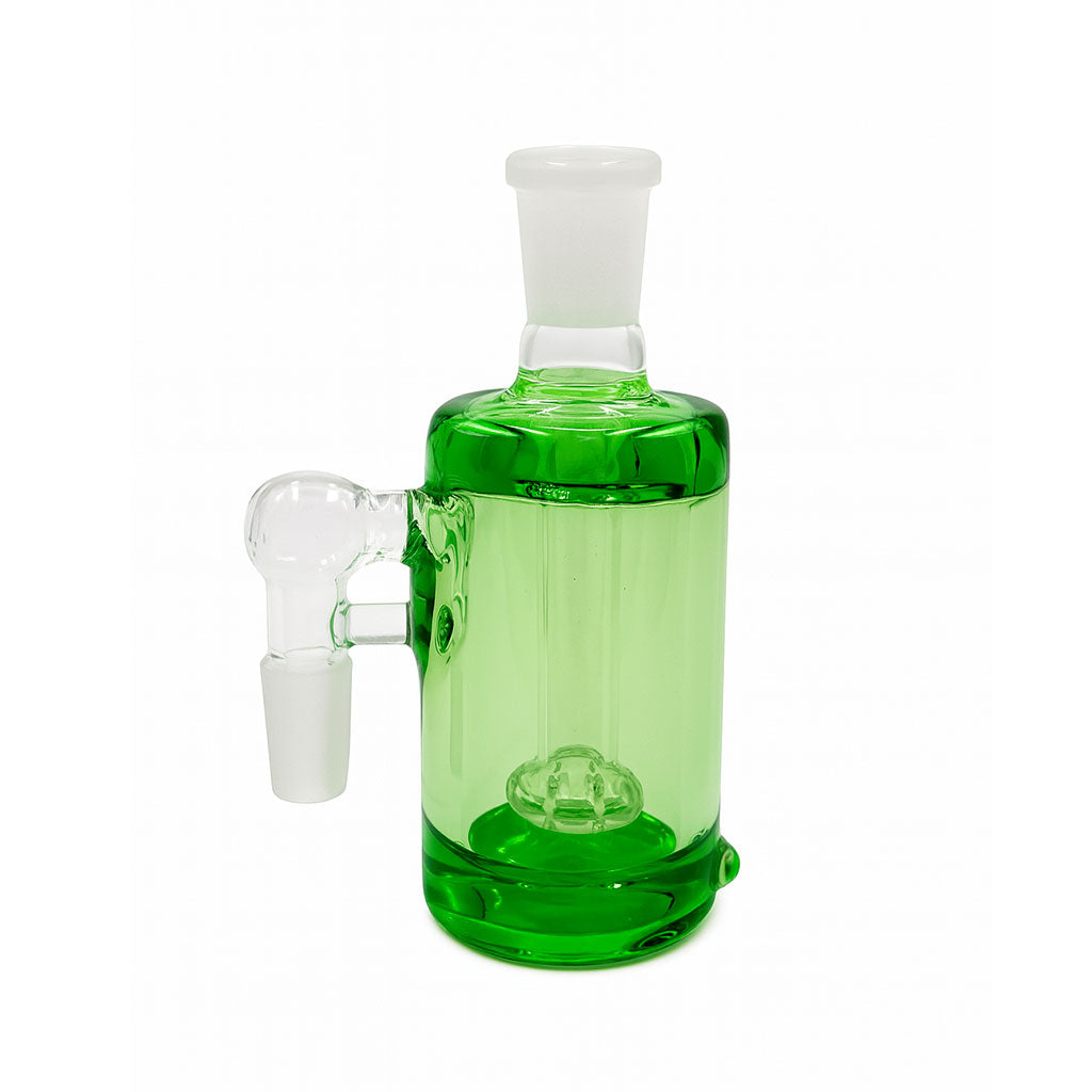 Colorful Opaque Glass Showerhead Perc Ash Catcher - Discreet Smoker