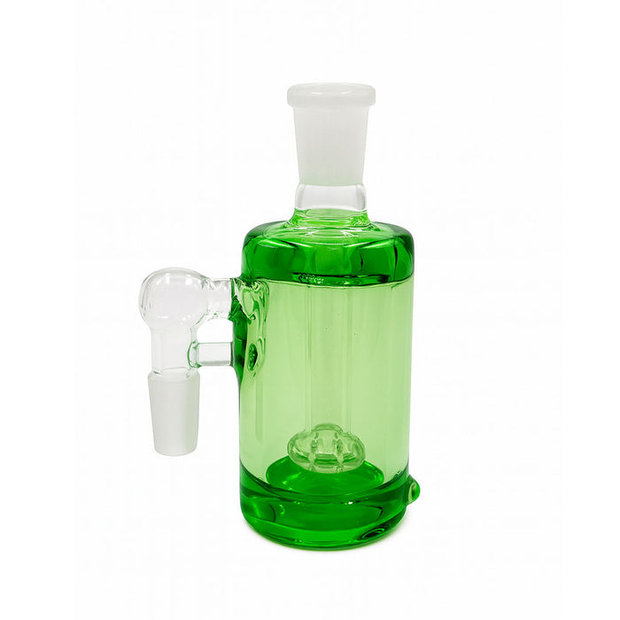 Colorful Opaque Glass Showerhead Perc Ash Catcher, Green