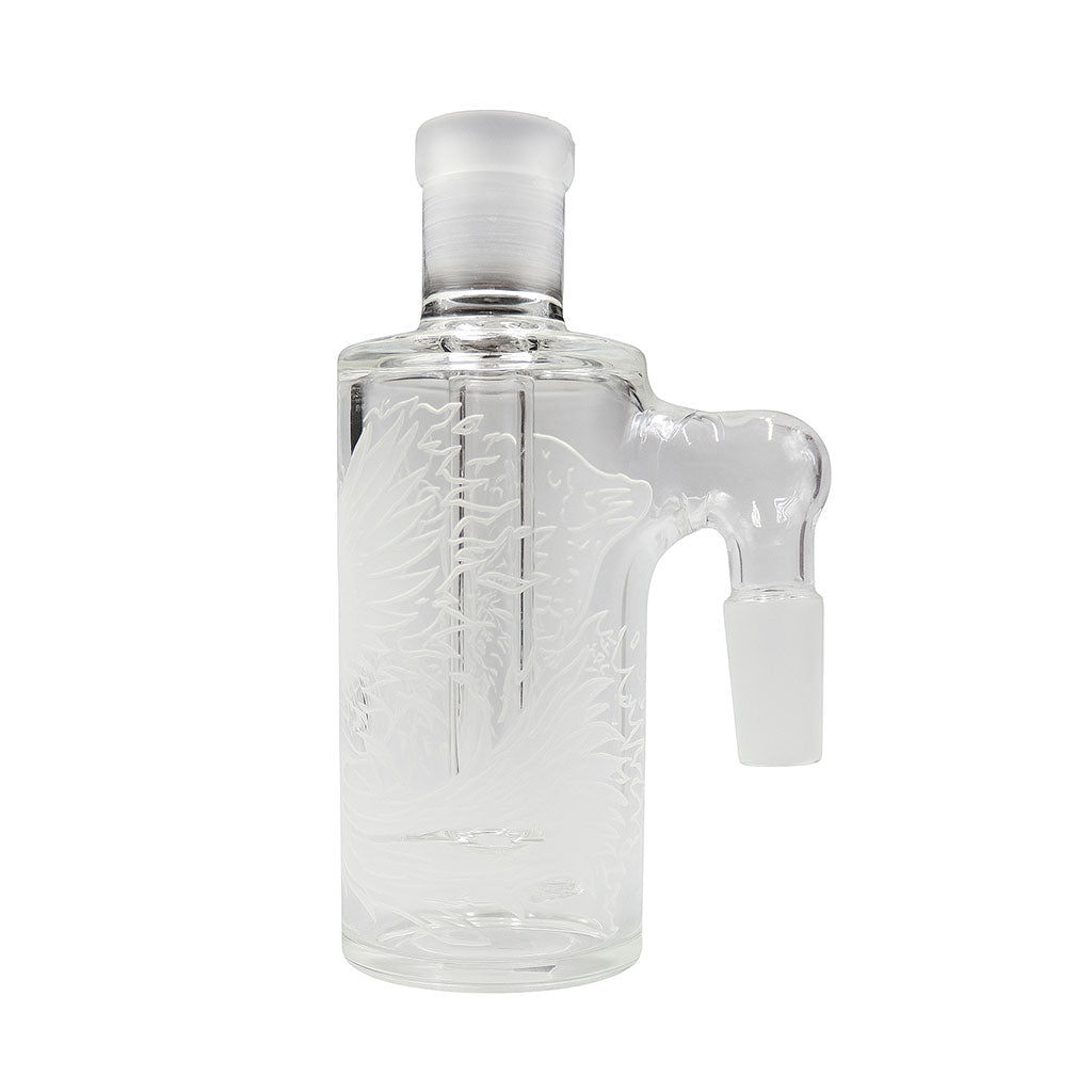 MILKYWAY PHOENIX SANDBLASTED SHOWERHEAD DIFFUSER WET ASH CATCHER - Discreet Smoker