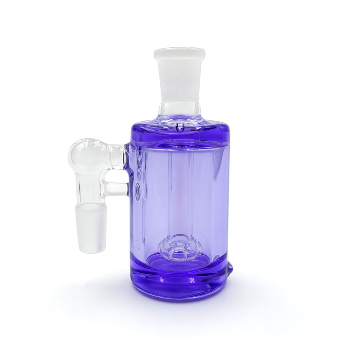 Colorful Opaque Glass Showerhead Perc Ash Catcher, Purple