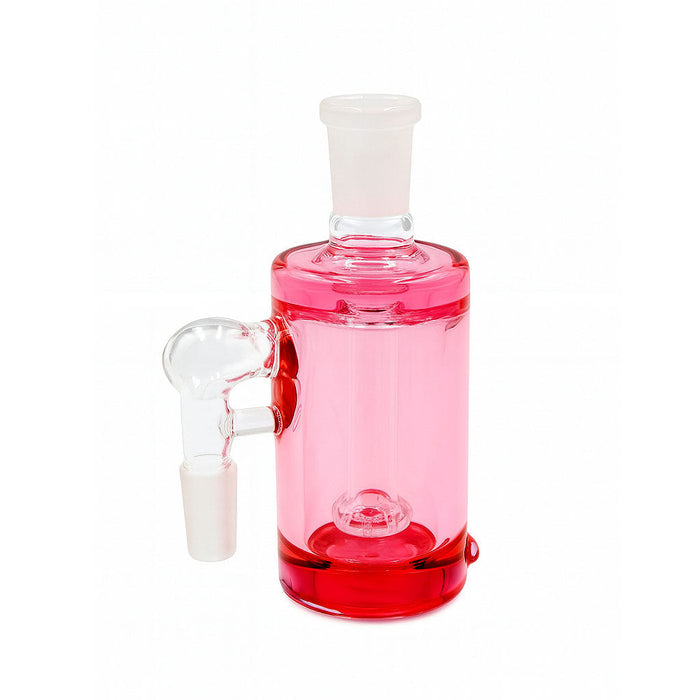 Colorful Opaque Glass Showerhead Perc Ash Catcher, Red