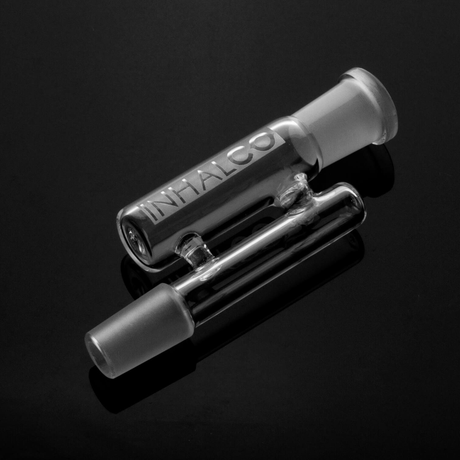 14mm Glass Drop Down Reclaim Catcher - Discreet Smoker