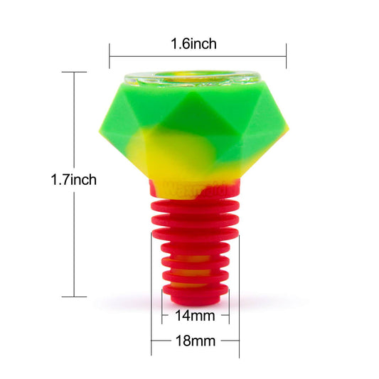 Silicone Bowl Slides - Discreet Smoker