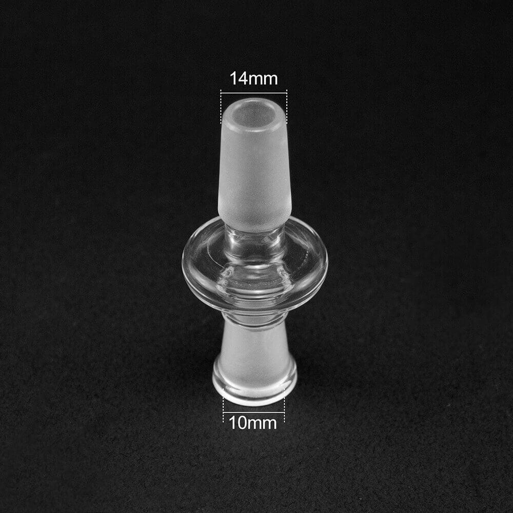 14mm Male to 10mm Female Glass Adapter - Discreet Smoker