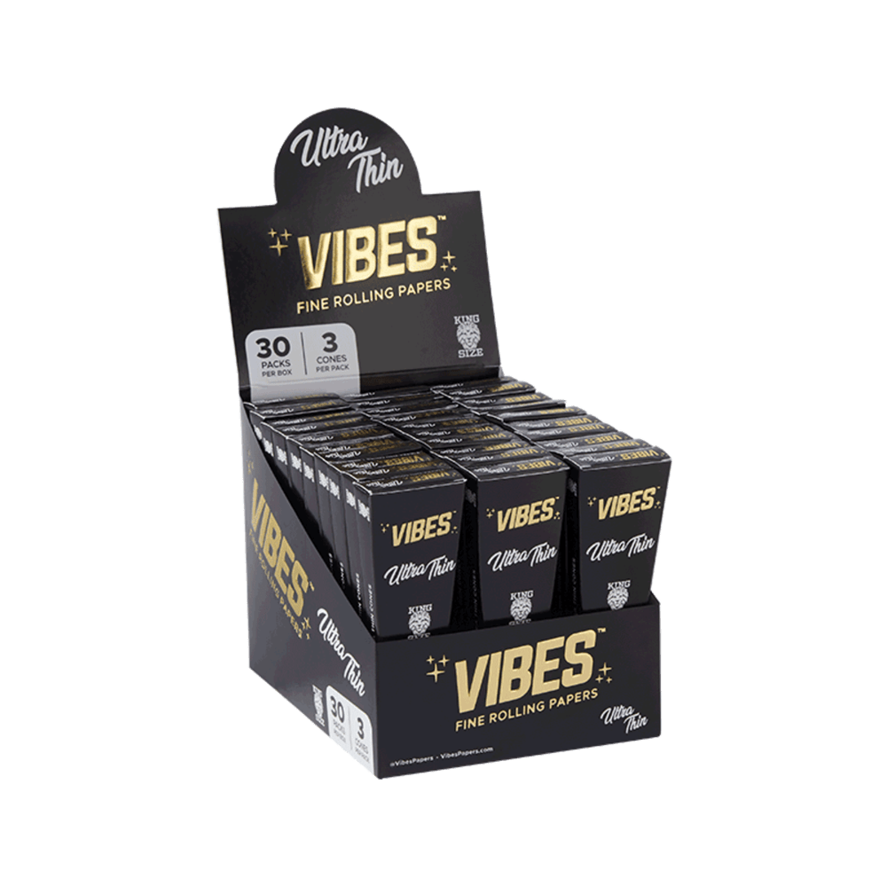 Vibes Cones Box - King Size - Discreet Smoker