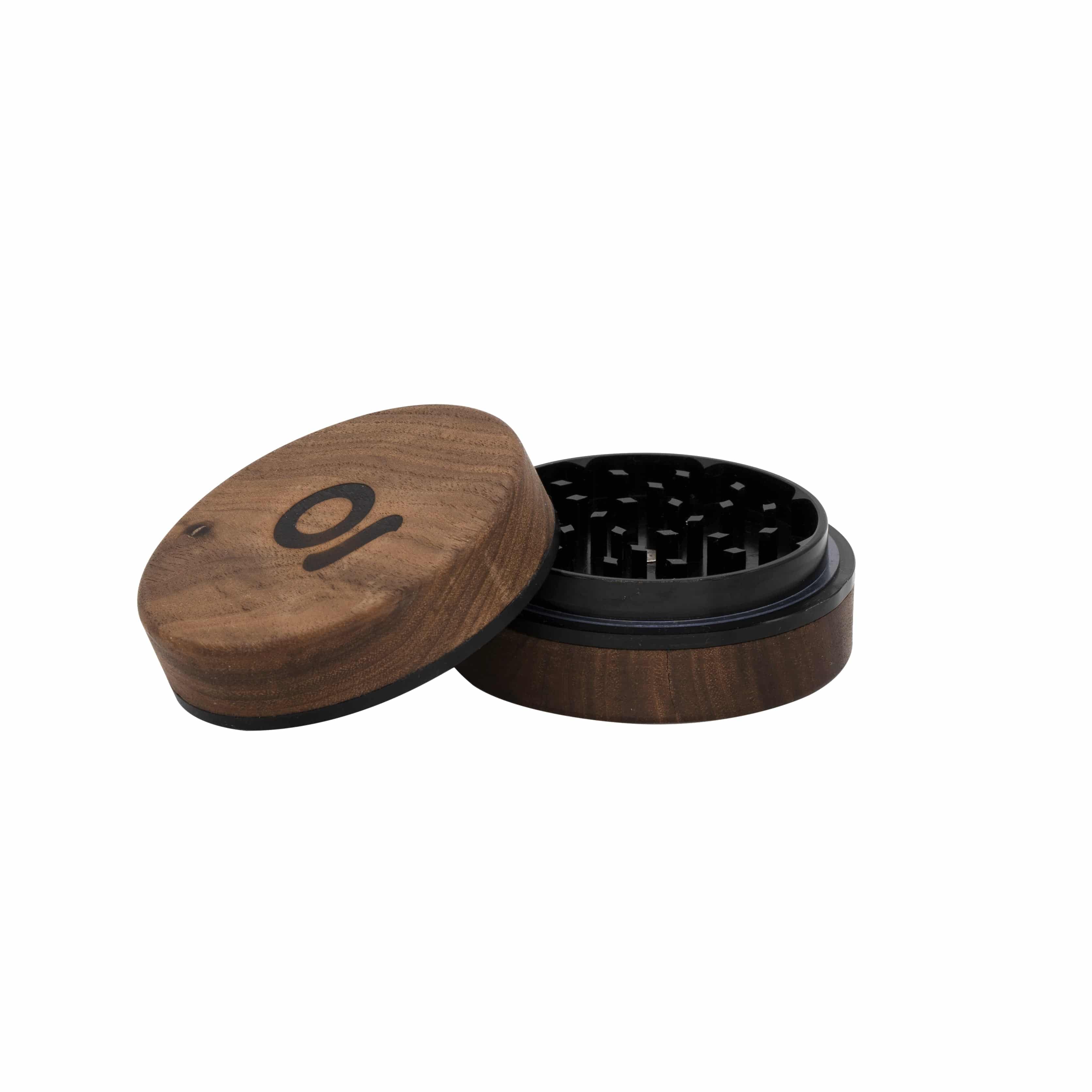 ONGROK 3 Inch, 2-Piece Walnut Grinder - Discreet Smoker