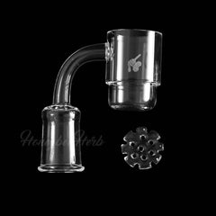 HONEY DISC DEEP DISH QUARTZ BANGER - 90° DEGREE | YL - Discreet Smoker