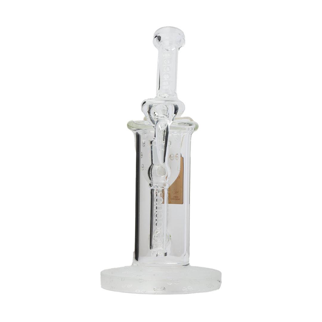 Cheech Glass 9.5" Sandblast Inner Recycler Water Pipe - Discreet Smoker